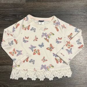 🚥3/$12🚥 Basic Editions butterfly top